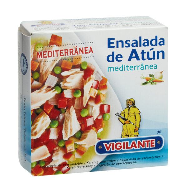 Salata de ton mediteraneana cu legume conserva 150g, Vigilante